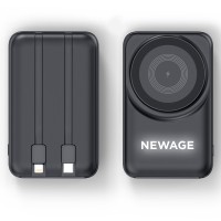 KÜÇÜKLER 10.000 MAH SİYAH MAGSAFE  ve  WIRELESS POWERBANK