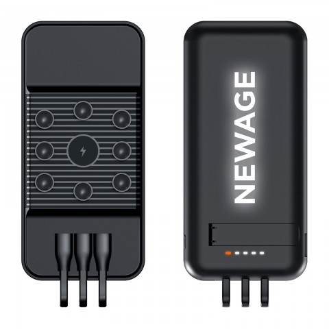 ÇİRİŞ 10.000 MAH SİYAH WIRELESS STANDLI POWERBANK