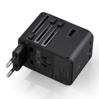 ARDIÇ SİYAH SEYAHAT ADAPTÖRÜ