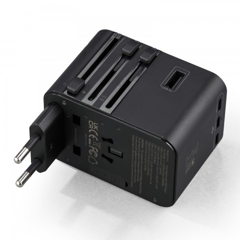 ARDIÇ SİYAH SEYAHAT ADAPTÖRÜ