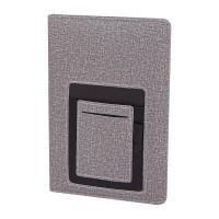 MEŞRUTİYET GRİ TARİHSİZ DEFTER (15X21 CM)