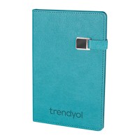 ESENBOĞA TURKUAZ TARİHSİZ DEFTER (13X21 CM)