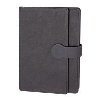 SARAY SİYAH TARİHSİZ DEFTER (15X21 CM)