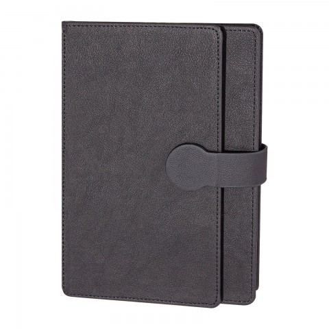 SARAY SİYAH TARİHSİZ DEFTER (15X21 CM)