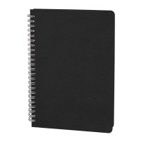 AKYURT SİYAH SPİRALLİ TARİHSİZ DEFTER (13X21 CM)