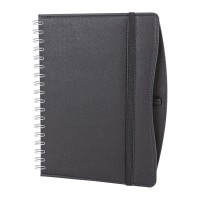 İVEDİK SİYAH SPİRALLİ TARİHLİ AJANDA (17X24 CM)