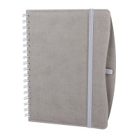 İVEDİK GRİ SPİRALLİ TARİHLİ AJANDA (17X24 CM)