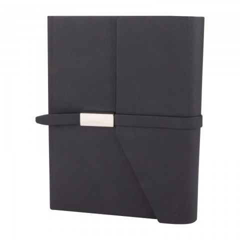 MOGAN SİYAH TARİHSİZ DEFTER (15x21 CM)