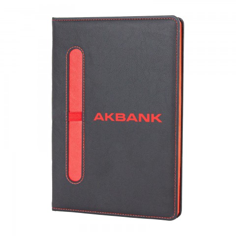 EYMİR KIRMIZI TARİHSİZ DEFTER (15x21 CM)