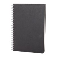 PLEVNE SİYAH KARELİ TARİHSİZ SPİRALLİ DEFTER (20x28 CM)