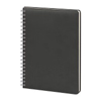 GİMAT SİYAH TARİHLİ SPİRALLİ GÜNLÜK AJANDA (20X28 CM)