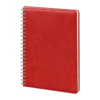 GİMAT KIRMIZI TARİHLİ SPİRALLİ GÜNLÜK AJANDA (20X28 CM)