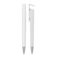 ECEABAT BEYAZ PLASTİK TÜKENMEZ KALEM