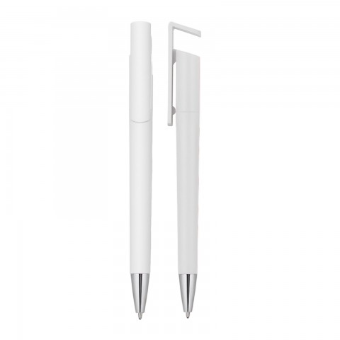 ECEABAT BEYAZ PLASTİK TÜKENMEZ KALEM
