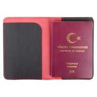PASAPORTLUK KIRMIZI DERİ