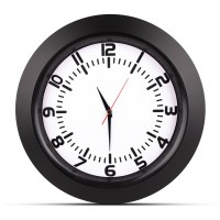 UMAY SİYAH PLASTİK KASA DUVAR SAATİ (350 MM)