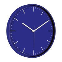 MİMAS186 LACİVERT PLASTİK KASA DUVAR SAATİ (380 MM)
