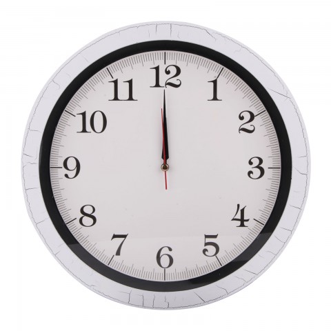 RULER208 PLASTİK KASA DUVAR SAATİ (355 MM)