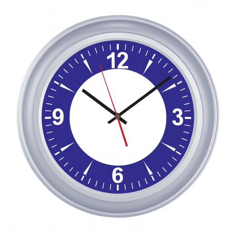 BENDİS509 GÜMÜŞ BRİSTOL KADRAN DUVAR SAATİ (400 MM)