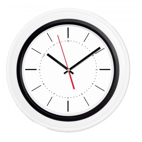 BENDİS509 SİYAH-BEYAZ BRİSTOL KADRAN DUVAR SAATİ (400 MM)