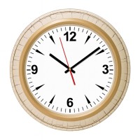 BENDİS509 DESENLİ BRİSTOL KADRAN DUVAR SAATİ (400 MM)