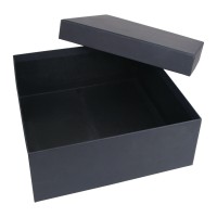 SEDİR SİYAH GEÇME KAPAK KUTU (30X30X10 CM)