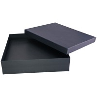 880001 YONCA SİYAH GEÇME KAPAK KUTU (26X40X9 CM)