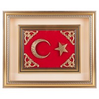 GÖKTÜRK AYYILDIZ KABARTMALI TABLO GÖKTÜRK AYYILDIZ KABARTMALI TABLO