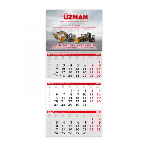 ALA-02 1 PARÇA SPİRALLİ GEMİCİ TAKVİMİ